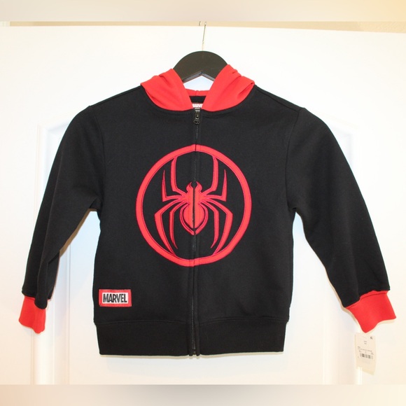 Marvel Spiderman hoodie (boys XS or 4/5) (NWT) - Picture 1 of 11